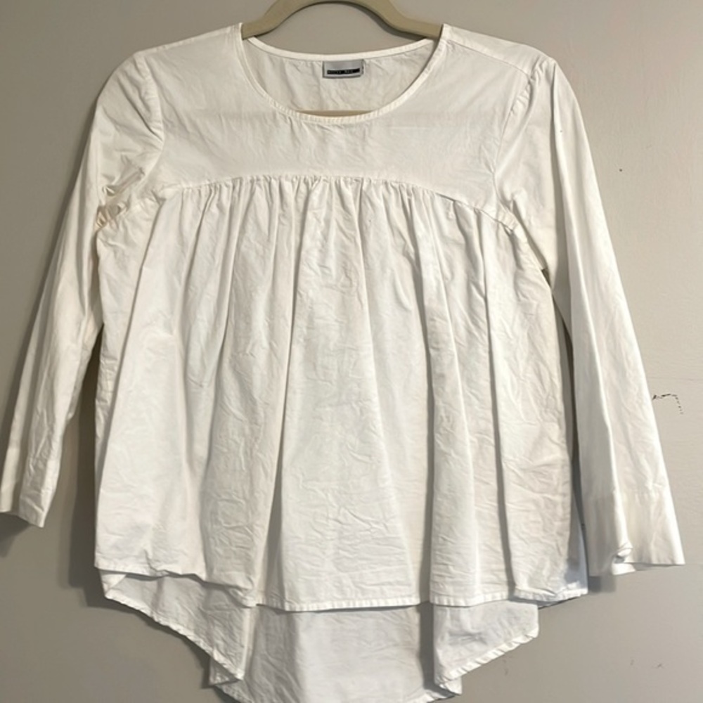 Woman’s Structured High Low Blouse